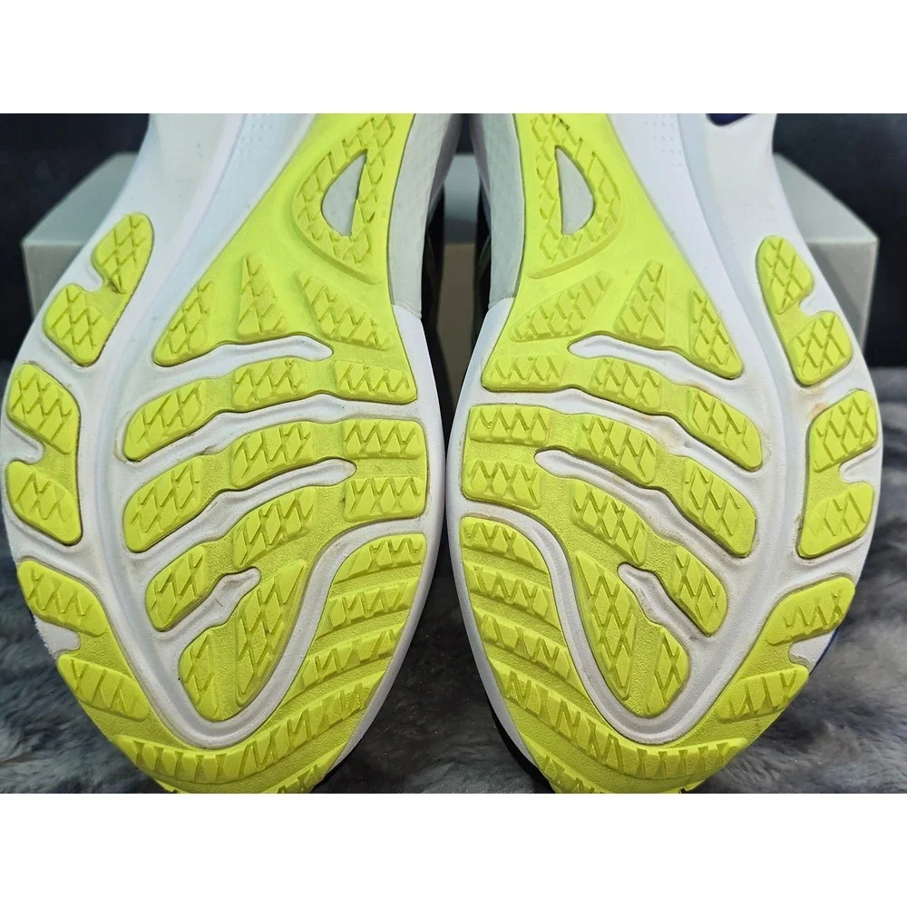 EUC ASICS Gel-Kayano 30 Black Glow Yellow Running Shoes Women 8.5